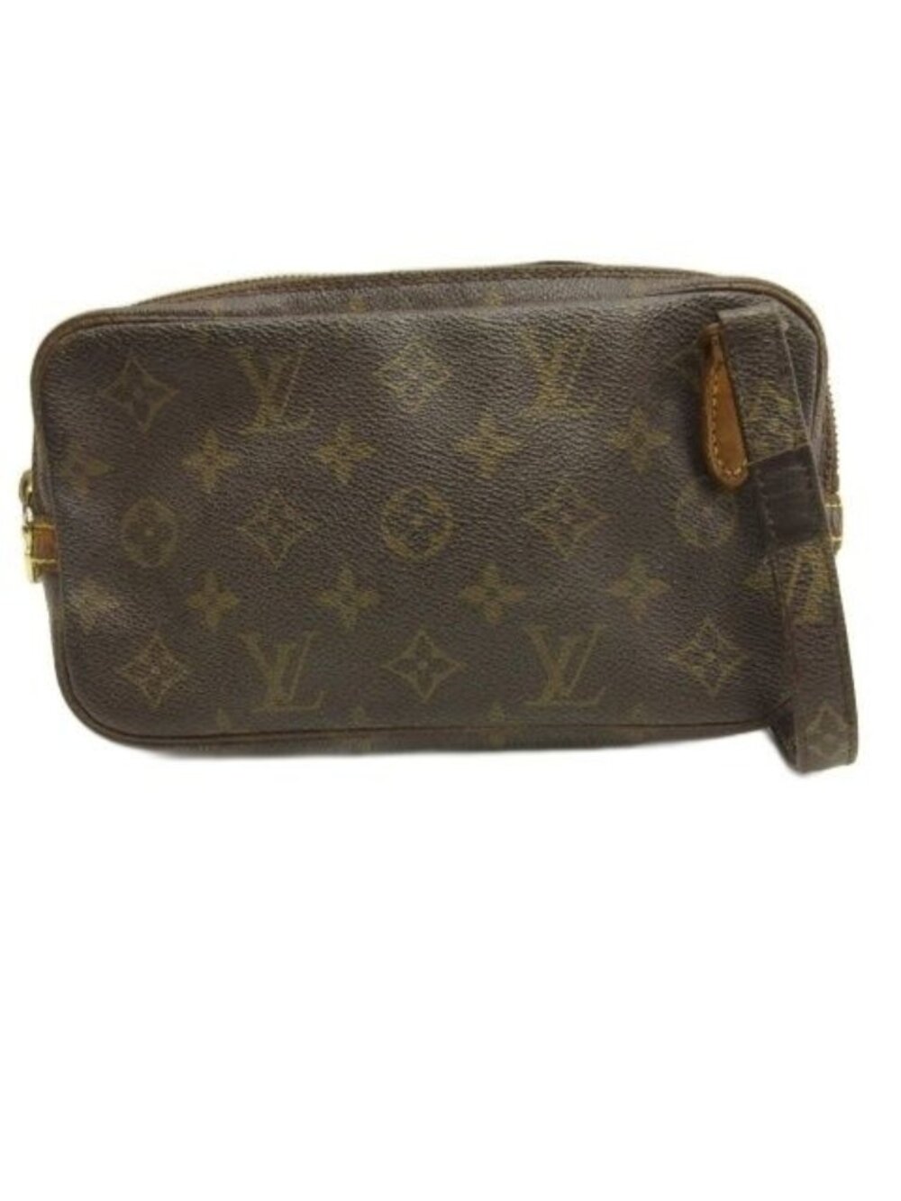 Louis Vuitton Monogram Marly Bandouliere Shoulder Bag Brown